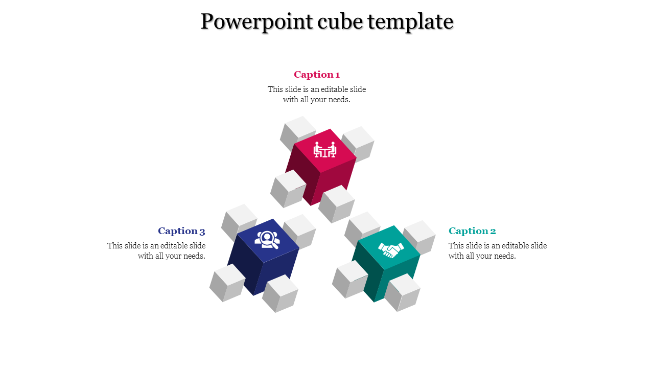 powerpoint cube template-3